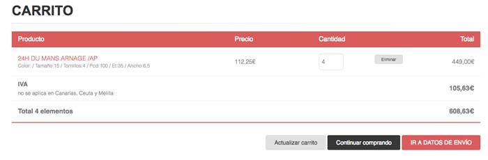 Comprar llantas