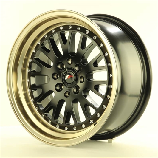 Llantas réplica BBS Japan Racing JR10 negro y bronce