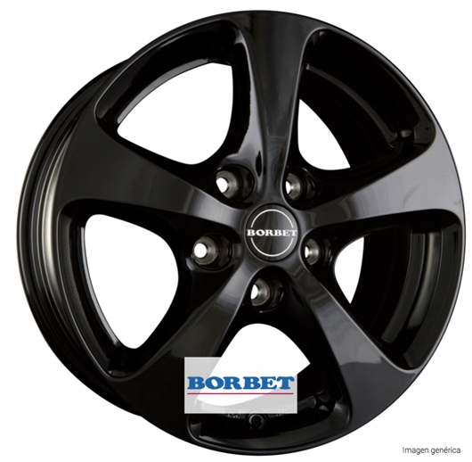 Llantas para Nissan Primastar Borbet CC negro brillo